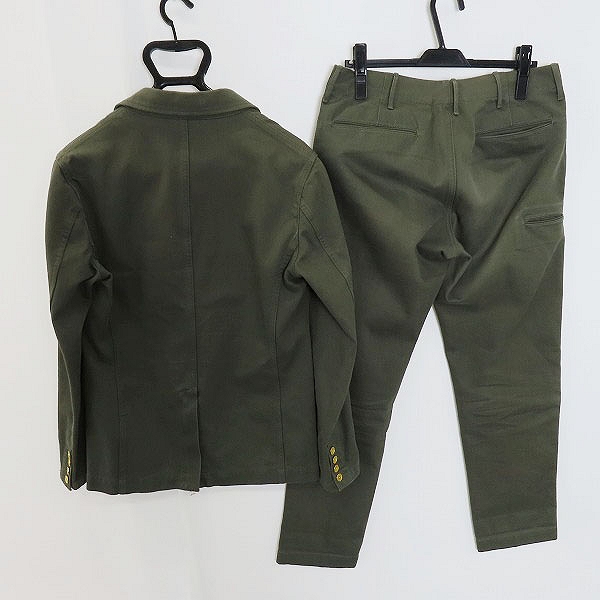 実際に弊社で買取させて頂いたNIGOLD by UNITED ARROWS/ニゴールド ユナイテッドアローズ ヘビーコットンジャケット/パンツ セットアップ カーキ系/Mの画像 1枚目