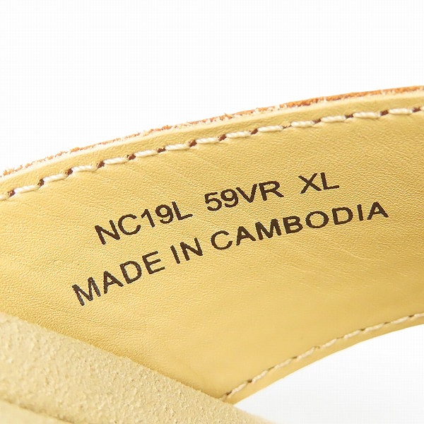 実際に弊社で買取させて頂いたREGAL/リーガル レザー ミュール サンダル 59VR/XLの画像 5枚目