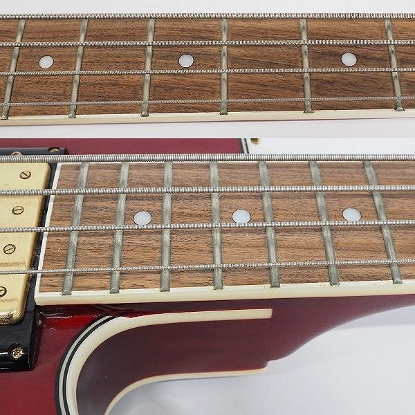 実際に弊社で買取させて頂いた★Epiphone/エピフォン Allen Woody Rumblekat Bass アレン・ウッディ シグネチャーモデル 4弦エレキベース ケース付の画像 3枚目
