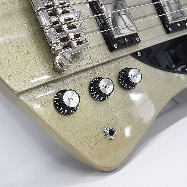 実際に弊社で買取させて頂いた★Epiphone/エピフォン Custom Shop Limited Edition Thunderbird IV TV Silver/サンダーバード 4弦エレキベースの画像 6枚目