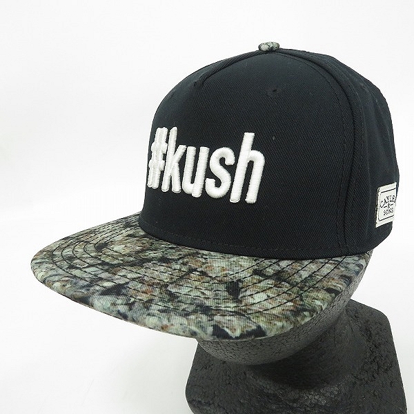 実際に弊社で買取させて頂いたCAYLER&SONS/ケイラーアンドサンズ ＃KUSH スナップバックキャップ