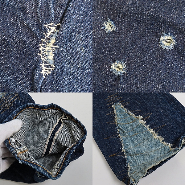 実際に弊社で買取させて頂いたLevi's/リーバイス S501xx 日本製 J22刻印大戦モデル復刻 ビッグE デニムパンツ 44501/W33L36の画像 9枚目