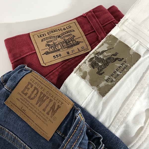 実際に弊社で買取させて頂いた【おまとめ】バーバリーブラックレーベル/エドウィン/リーバイス 他 デニムパンツ/チノパンツ/スウェットパンツ 等