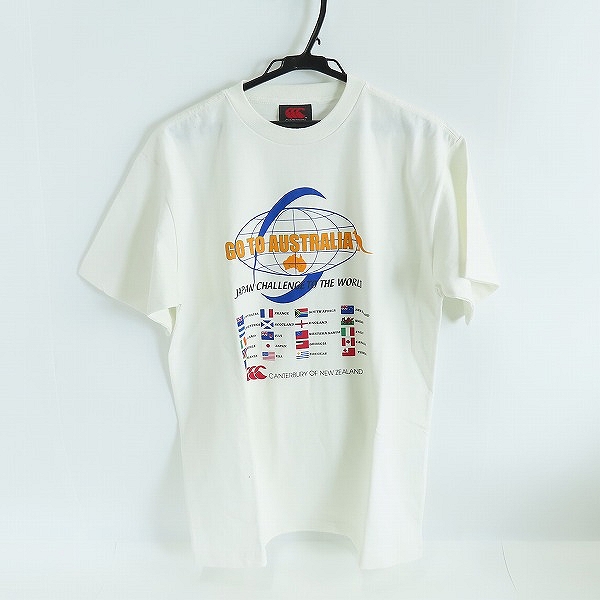 実際に弊社で買取させて頂いたCanterbury/カンタベリー GO TO AUSTRALIA  国旗プリント クルーネックTシャツ JCFWD-MD/L