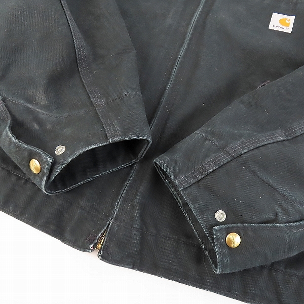 実際に弊社で買取させて頂いたCarhartt/カーハート 90s  企業ロゴDETROIT JACKET  デトロイトジャケット /50の画像 6枚目