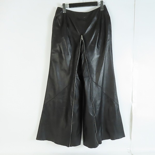 実際に弊社で買取させて頂いたJean Paul GAULTIER FEMME/ジャンポールゴルチエ ファム 2WAY レザーロングスカート ワイドパンツ/40の画像 1枚目