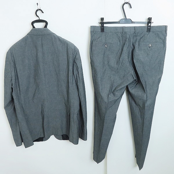 実際に弊社で買取させて頂いたHUGO BOSS/ヒューゴボス 2Bジャケット/パンツ スーツ セットアップ/56の画像 1枚目