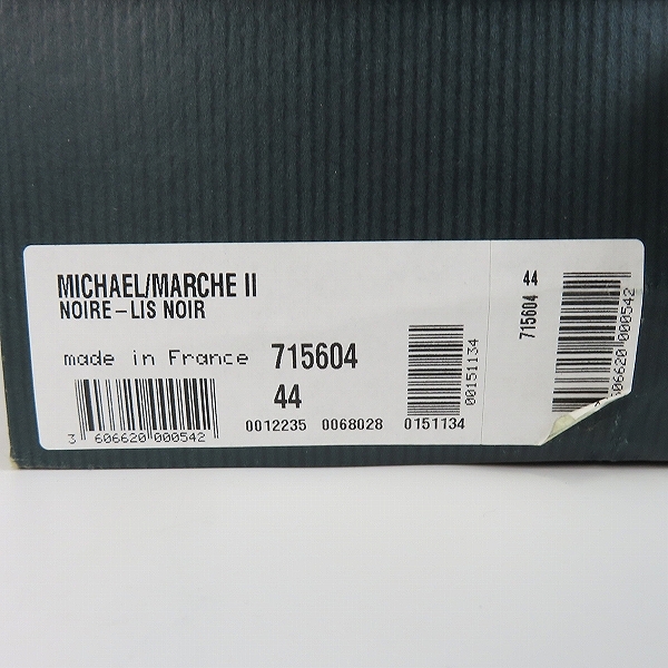 実際に弊社で買取させて頂いたPARABOOT/パラブーツ MICHAEL MARCHE Ⅱ/ミカエル レザーシューズ 715604 44の画像 8枚目