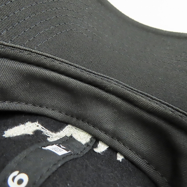 実際に弊社で買取させて頂いたWTAPS×NEW ERA/ダブルタップス×ニューエラ 22AW 9TWENTY FLANNEL CAP ブラックの画像 8枚目