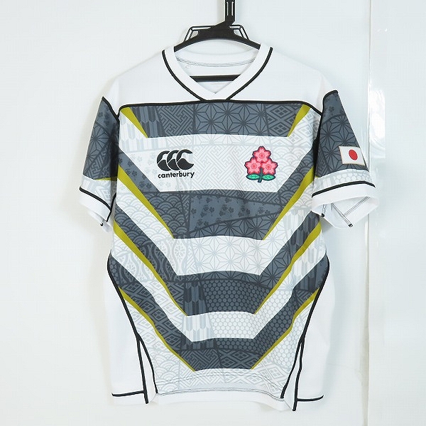 実際に弊社で買取させて頂いたCANTERBURY/カンタベリー ジャパンレプリカ エマージング ブロッサムズジャージ RG32777/L
