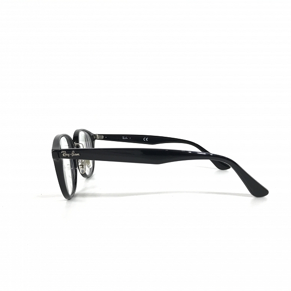 実際に弊社で買取させて頂いたRayBan/レイバン メガネフレーム/アイウェア 黒縁 RB5355F/2000の画像 2枚目