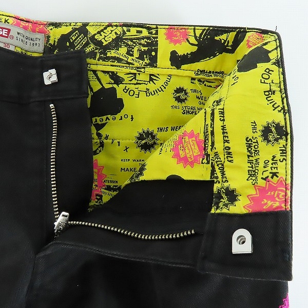 実際に弊社で買取させて頂いたXLARGE×Dickies/エクストララージ×ディッキーズ ボトムス パンツ 0133601 30の画像 6枚目