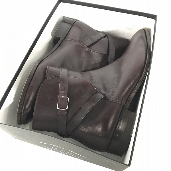 実際に弊社で買取させて頂いたSHIPS/シップス 牛革 レザー ブーツ 53214 DW1/8の画像 6枚目