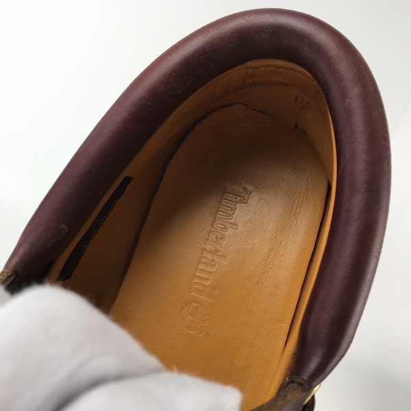 実際に弊社で買取させて頂いたTimberland/ティンバーランド レザー デッキシューズ 50009 8.5の画像 4枚目