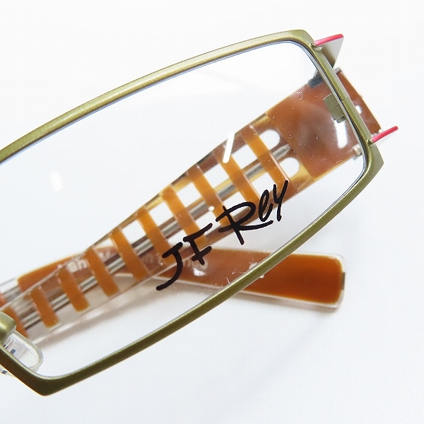 実際に弊社で買取させて頂いたJ.F.REY/ジェイエフレイ メガネフレーム/アイウェア/眼鏡 JF2260 4535の画像 9枚目