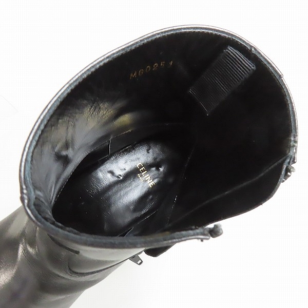 実際に弊社で買取させて頂いたCELINE/セリーヌ サイドジップジャクノブーツ MG0251/44の画像 4枚目