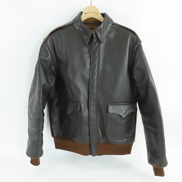 実際に弊社で買取させて頂いたTHE REAL McCOY'S/ザ リアルマッコイズ A-2 (MODEL 220) レザー フライトジャケット MJ22001/42 