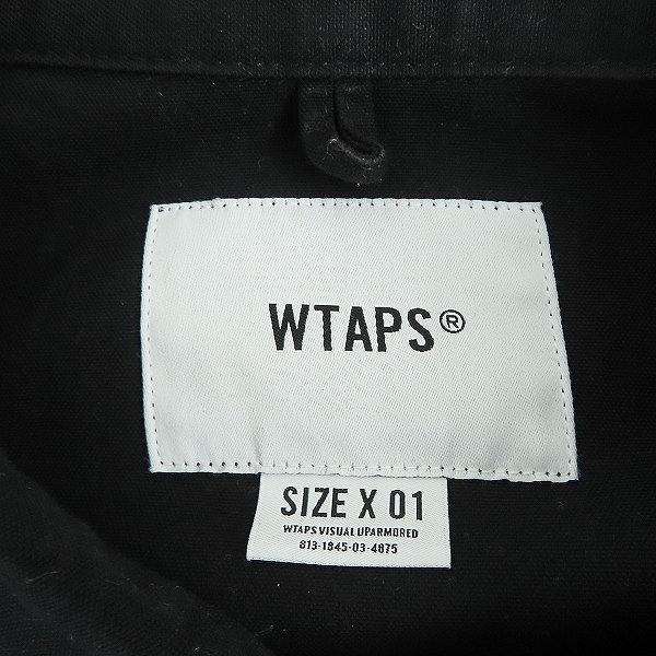 実際に弊社で買取させて頂いたWTAPS/ダブルタップス JUNGLE LS SHIRT/ジャングルシャツ/192WVDT-SHM03/01の画像 2枚目