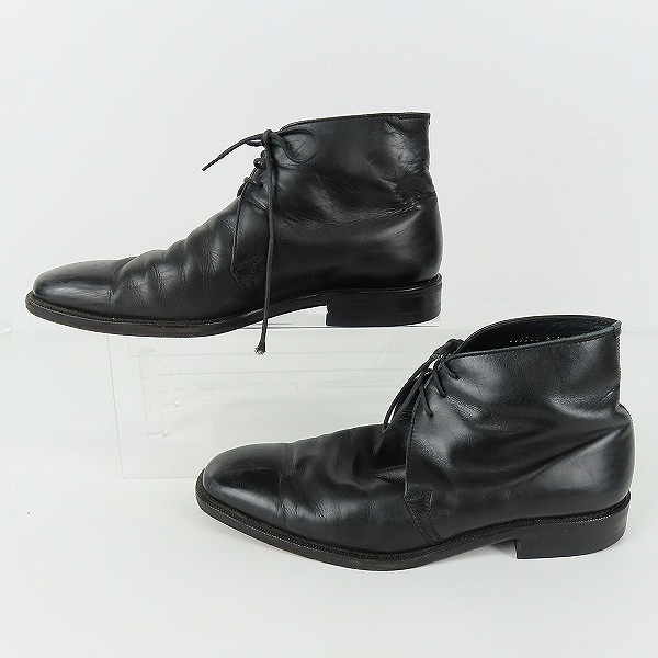 実際に弊社で買取させて頂いたBURBERRY/バーバリー レザー レースアップシューズ/25.5の画像 3枚目