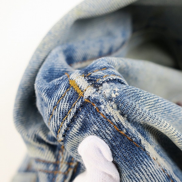 実際に弊社で買取させて頂いたLEVIS/リーバイス 80s 501 ボタン裏524 ストレートデニム の画像 7枚目