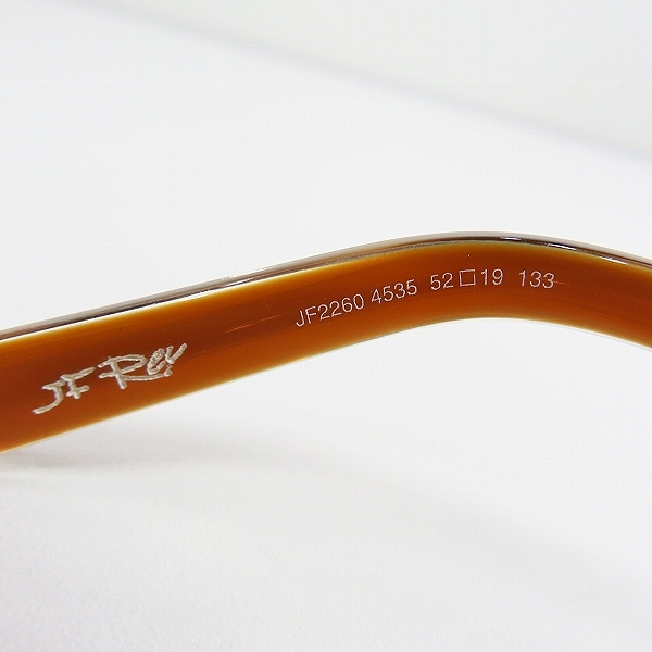 実際に弊社で買取させて頂いたJ.F.REY/ジェイエフレイ メガネフレーム/アイウェア/眼鏡 JF2260 4535の画像 5枚目