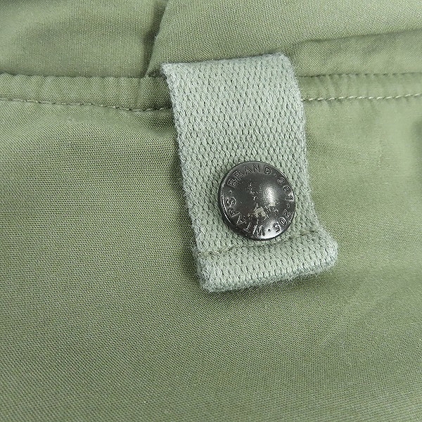 実際に弊社で買取させて頂いたWTAPS/ダブルタップス 19AW MC JACKET COPO TAFFETA/ミリタリー ジャケット ブルゾン 192WVDT-JKM04/01の画像 7枚目