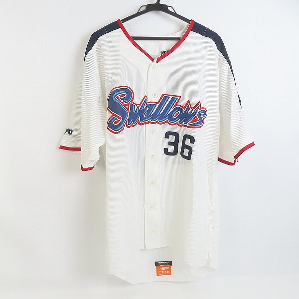 実際に弊社で買取させて頂いたデサント×ビームス 東京ヤクルトスワローズ 2006 ホーム レプリカユニフォーム #36川端 DYS-0601A/FREE