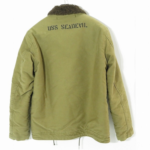 実際に弊社で買取させて頂いたTHE REAL McCOY'S/リアルマッコイズ N-1 デッキジャケット NXsx 88197/36の画像 1枚目