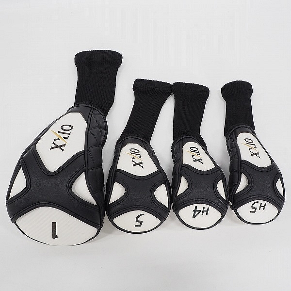 実際に弊社で買取させて頂いたDUNLOP/ダンロップ XXIO 10/ゼクシオ テン メンズ 1ｗ/5ｗ/H4/H5 ウッド用ヘッドカバー 4点セットの画像 1枚目
