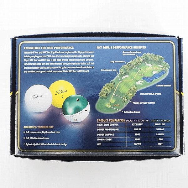 実際に弊社で買取させて頂いた 【未使用/オウンネーム】Titleist/タイトリスト NXT TOUR S ゴルフボール イエロー 1ダース の画像 4枚目
