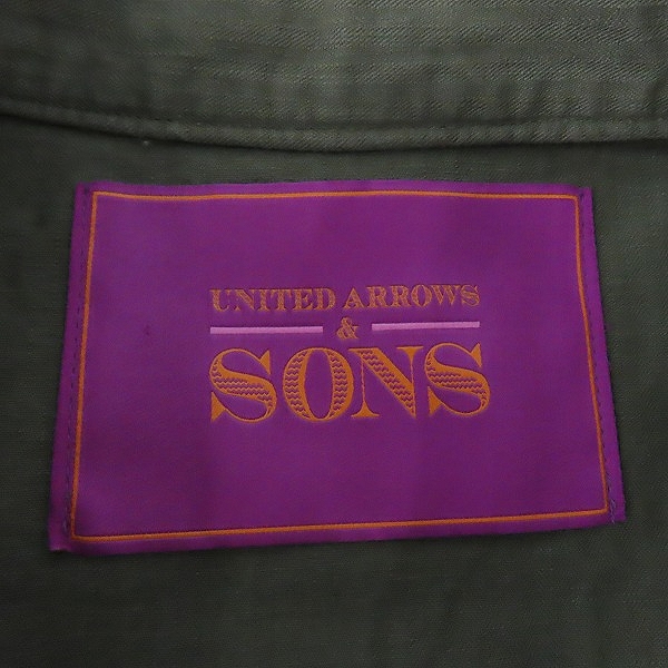 実際に弊社で買取させて頂いたUNITED ARROWS &SONS/ユナイテッドアローズアンドサンズ MIL TOMMY SHIRT/ミリタリージャケット 1125-211-5861/Lの画像 2枚目
