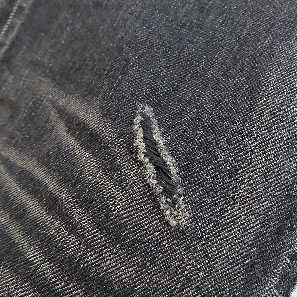 実際に弊社で買取させて頂いたNEIGHBORHOOD/ネイバーフッド Black Icon Savage Medium Denim/13oz-PT/サベージ ダメージ 加工 デニム パンツ DCNH-PT-12/Sの画像 6枚目