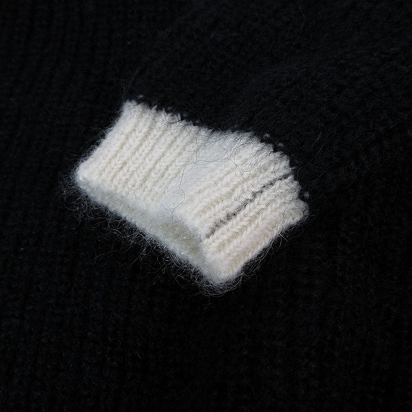 実際に弊社で買取させて頂いたuniform experiment/ユニフォームエクスペリメント モヘア/ウール クルーネックニットセーター UE-192073/2の画像 7枚目