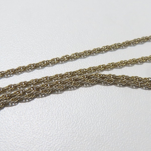 実際に弊社で買取させて頂いたGIVENCHY/ジバンシィ リボン ラウンドロゴ ネックレスの画像 6枚目