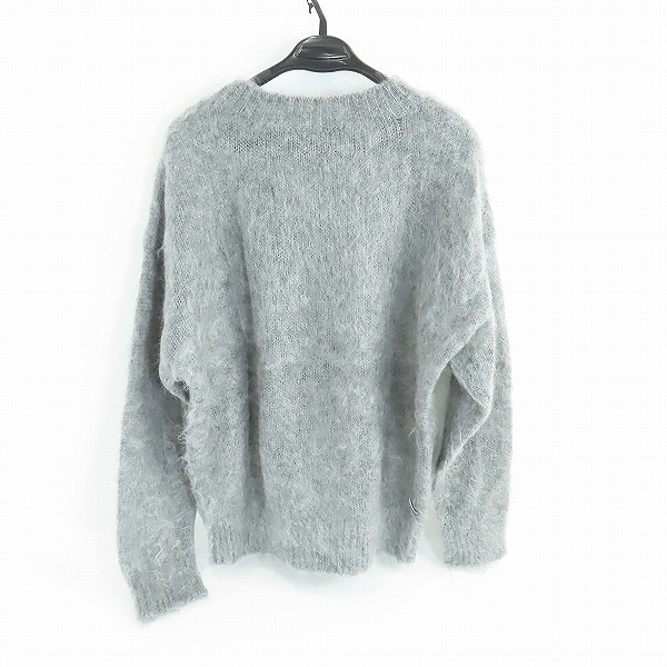 実際に弊社で買取させて頂いたuniform experiment/ユニフォームエクスペリメント MOHAIR CREWNECK KNIT モヘア混クルーネックニット UE 222044/3の画像 1枚目
