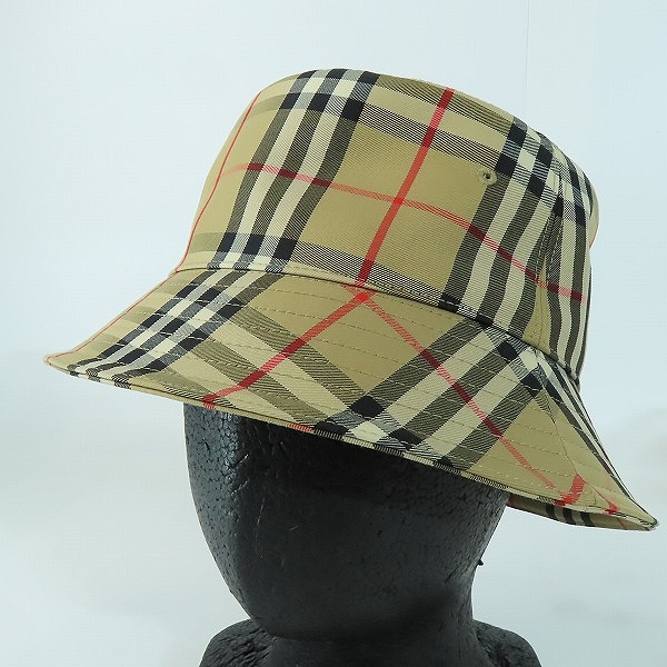 実際に弊社で買取させて頂いた【JPタグ】BURBERRY/バーバリー 2 PANEL BUCKET HAT CHECK チェック バケットハット 8026927/XL