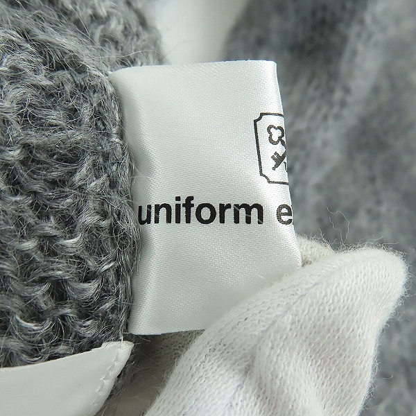 実際に弊社で買取させて頂いたuniform experiment/ユニフォームエクスペリメント MOHAIR CREWNECK KNIT モヘア混クルーネックニット UE 222044/3の画像 3枚目
