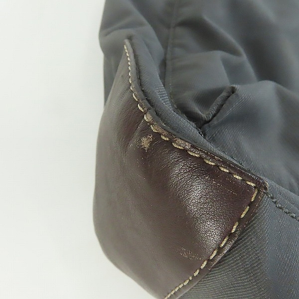 実際に弊社で買取させて頂いたCOACH/コーチ ナイロン×レザー トートバッグ F70682の画像 7枚目