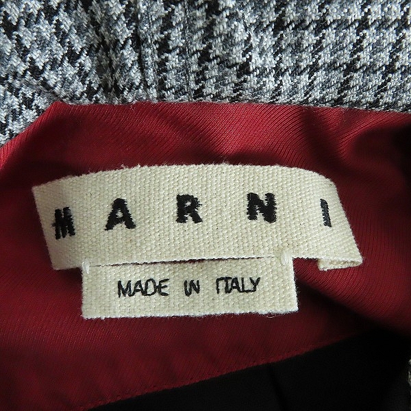 実際に弊社で買取させて頂いたMARNI/マルニ Drawstring Hoodie LS Shirt パーカー シャツ CUMU0195RRTW839/44 の画像 2枚目