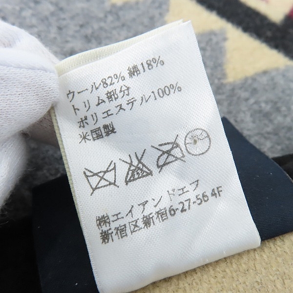 実際に弊社で買取させて頂いたPENDLETON/ペンドルトン クロスロード クイーンサイズ ベッドブランケットの画像 4枚目