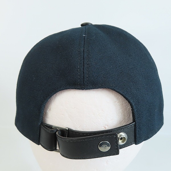 実際に弊社で買取させて頂いたDior Homme/ディオールオム ロゴエンブロイダリーベースボールキャップ 933C902D4511/Lの画像 2枚目