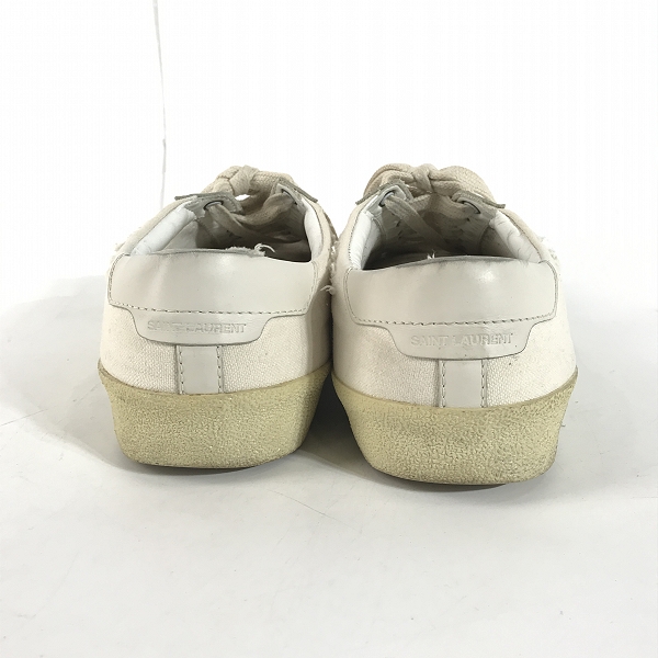 実際に弊社で買取させて頂いたSAINT LAURENT PARIS/サンローランパリ ローカット キャンバス ダメージ加工/VU471827/41の画像 1枚目
