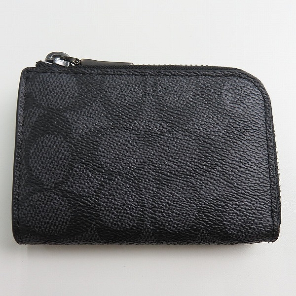 実際に弊社で買取させて頂いたCOACH/コーチ L字ファスナー シグネチャー キーチェーン付きコインケース