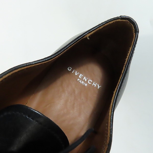 実際に弊社で買取させて頂いたGIVENCHY/ジバンシィ ホールカット レースアップ レザードレスシューズ BM08900/40の画像 4枚目