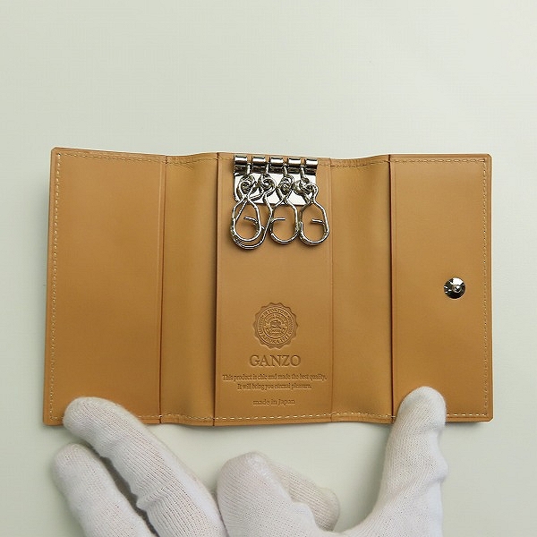 実際に弊社で買取させて頂いたGANZO/ガンゾ コードバン キーケース 57883の画像 3枚目