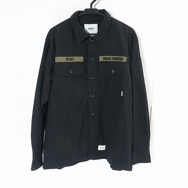 実際に弊社で買取させて頂いたWTAPS/ダブルタップス 21SS BUDS LS/COTTON.TWILL 211BRDT-SHM02 3