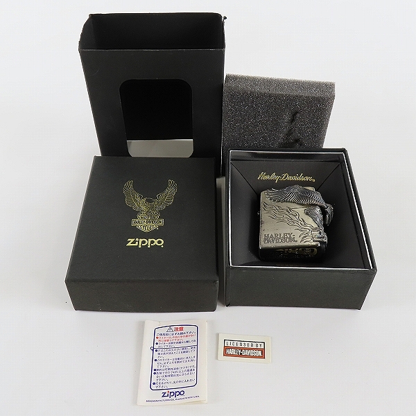 実際に弊社で買取させて頂いたZIPPO/ジッポー HARLEY DAVIDSON/ハーレーダビッドソン サイドメタル 2000年製の画像 9枚目