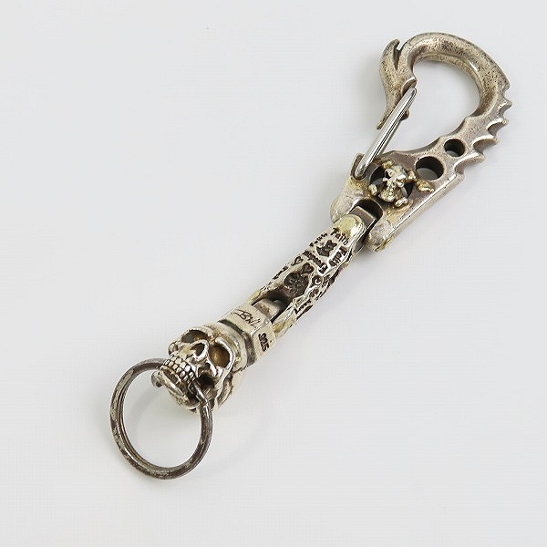 実際に弊社で買取させて頂いたBWL/ビルウォールレザー U-joint フィッシュフッククリップwスカル ゴールドサダー