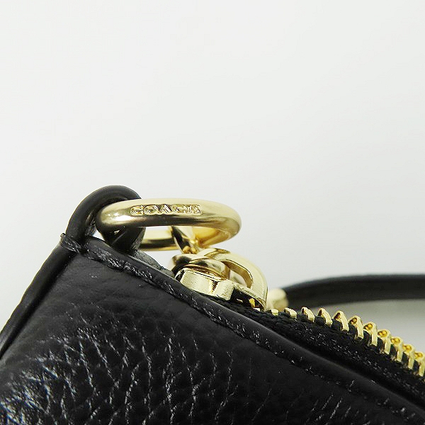実際に弊社で買取させて頂いた【未使用】COACH/コーチ レザー ハンドバッグ ブラック F59501の画像 8枚目