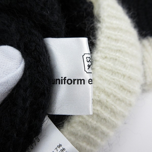実際に弊社で買取させて頂いたuniform experiment/ユニフォームエクスペリメント モヘア/ウール クルーネックニットセーター UE-192073/2の画像 2枚目